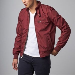 Maroon Member’s Only Windbreaker